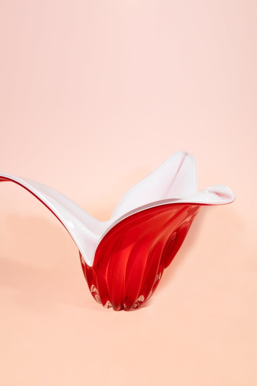 Mid-century red opaline centerpiece - Image 4