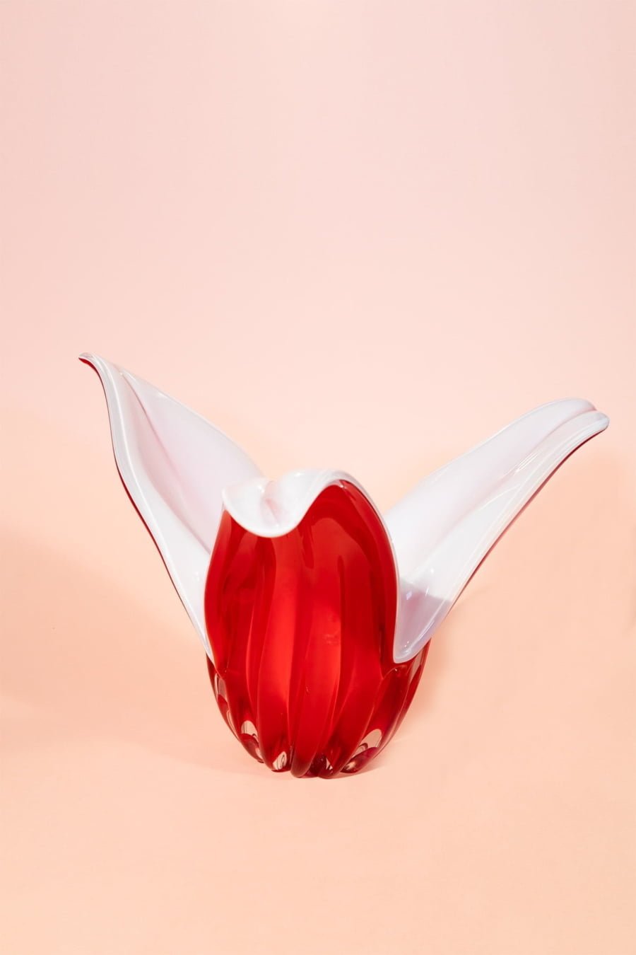 Mid-century red opaline centerpiece - Image 2