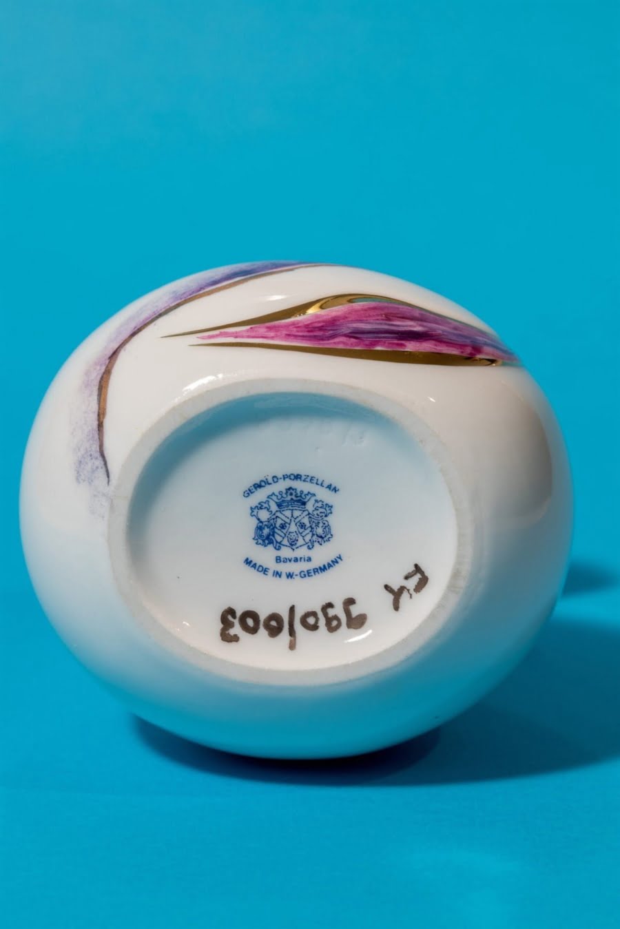 Vintage German porcelain vase Gerold Porzellan