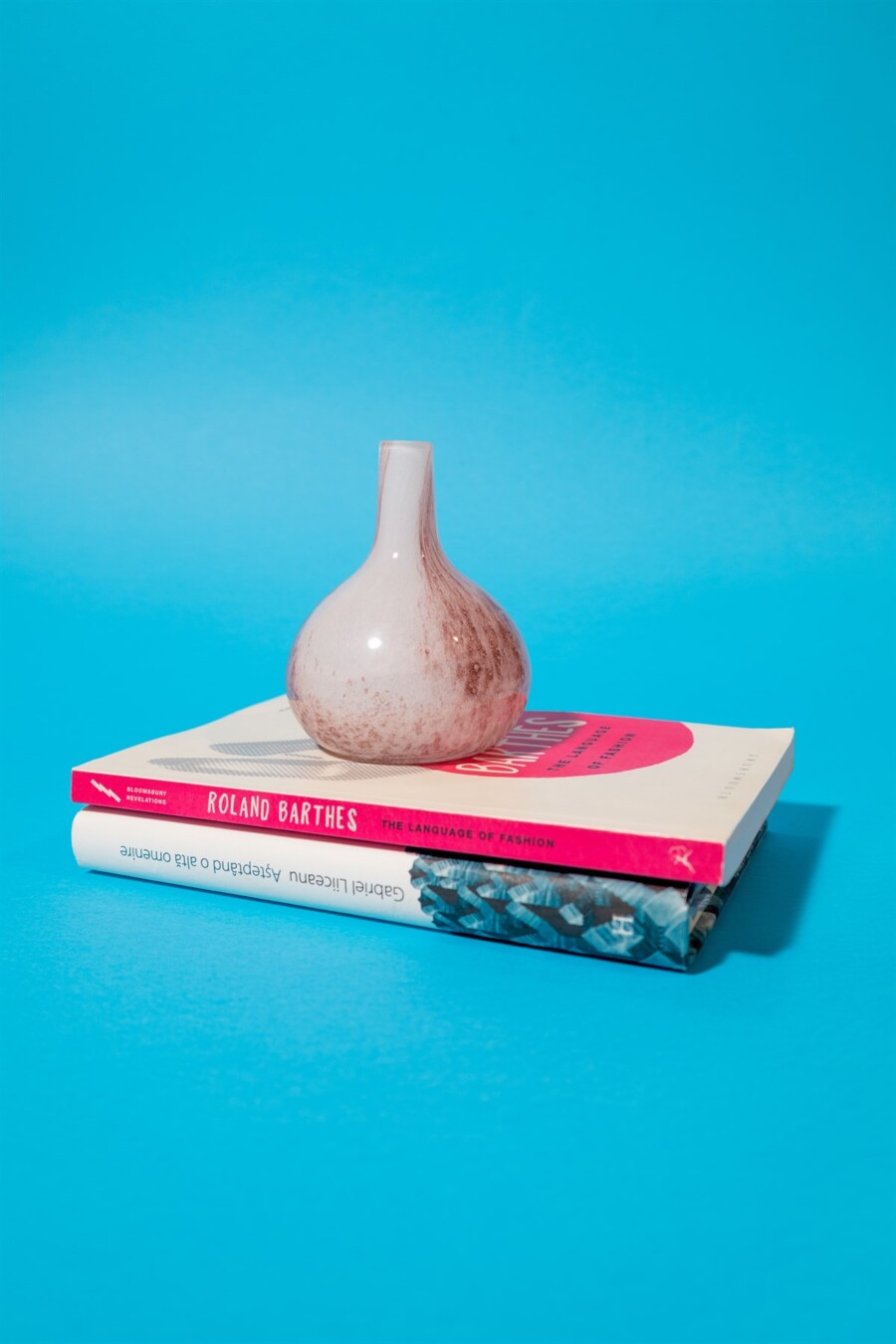 Vintage dusty pink vase