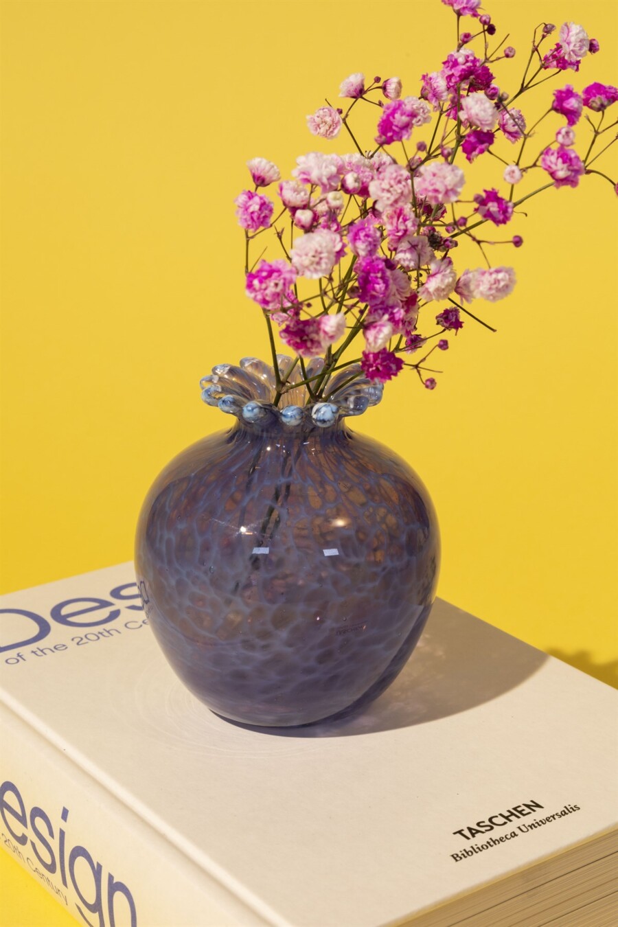Vintage Blue Murano glass vase