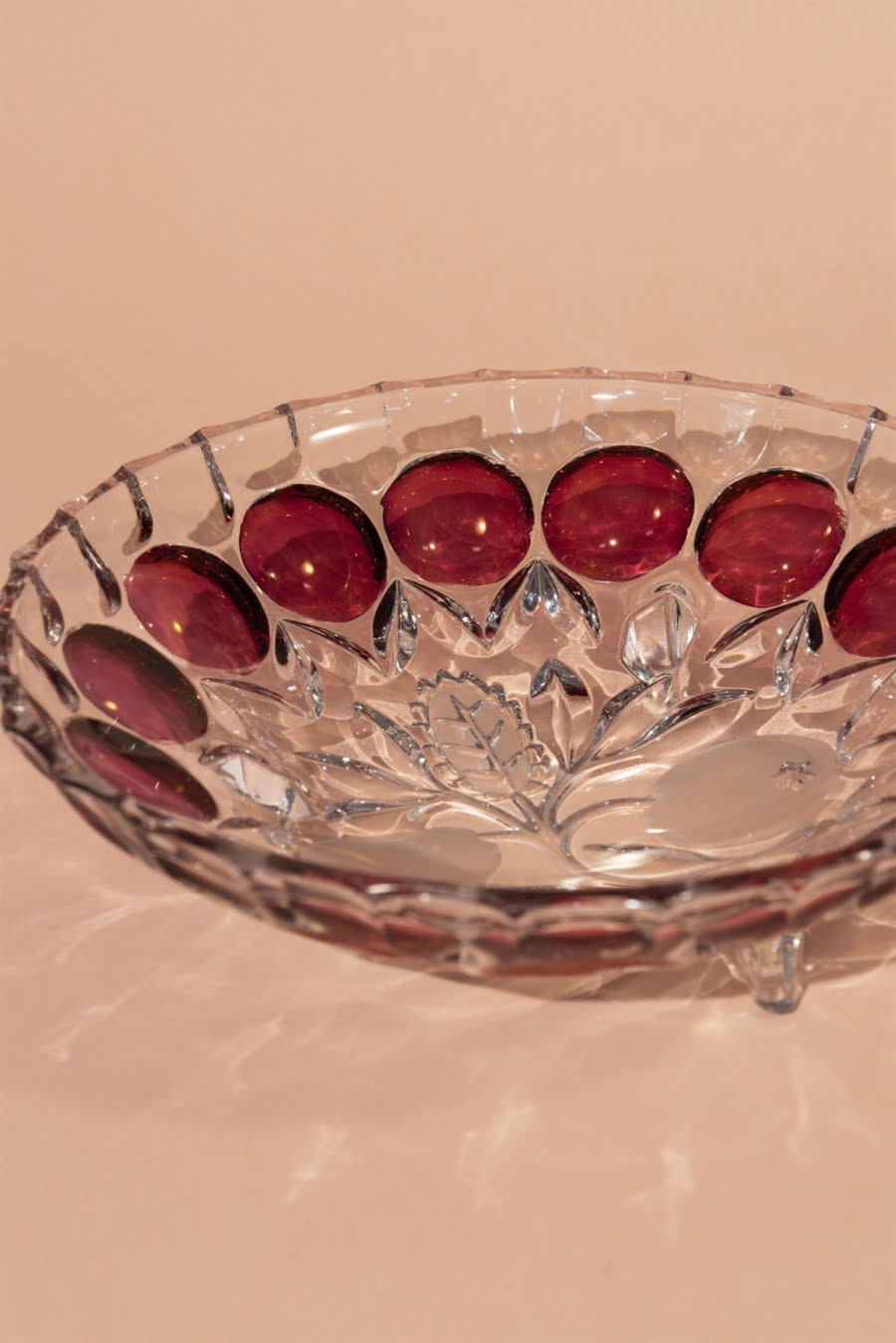 Bohemia crystal fruit bowl