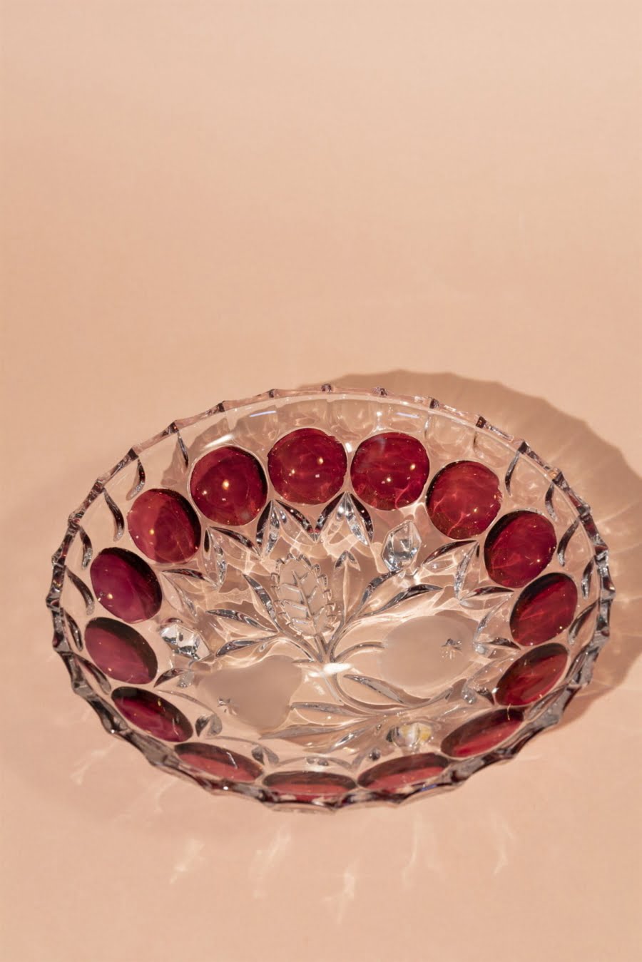 Bohemia crystal fruit bowl
