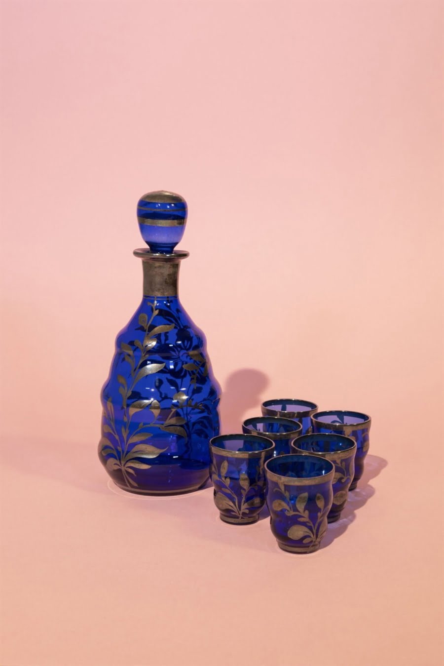 IMG_3229 Bohemian glass decanter set with glasses