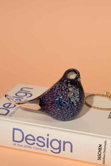 'End of day' vintage bird paperweight