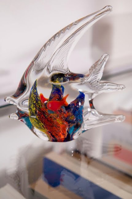 murano fish figurine