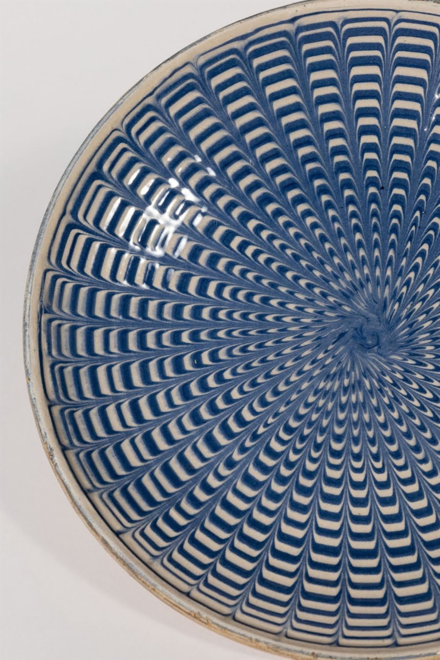 geometrica blue artisanal plate geometrica blue artisanal plate