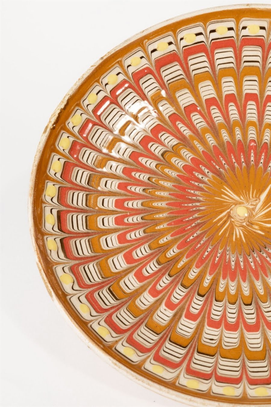 geometrica pink artisanal plate geometrica pink artisanal plate