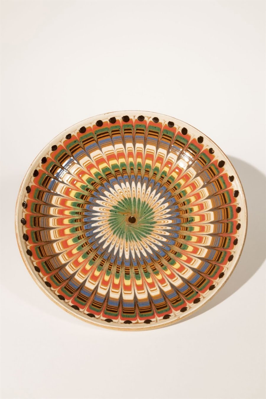 summer in bloom III artisanal plate