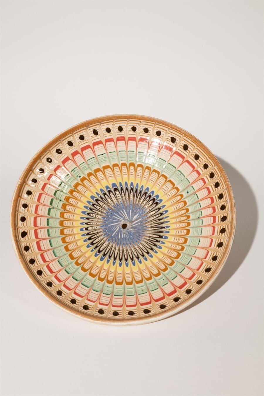 pastel sunrise artisanal plate