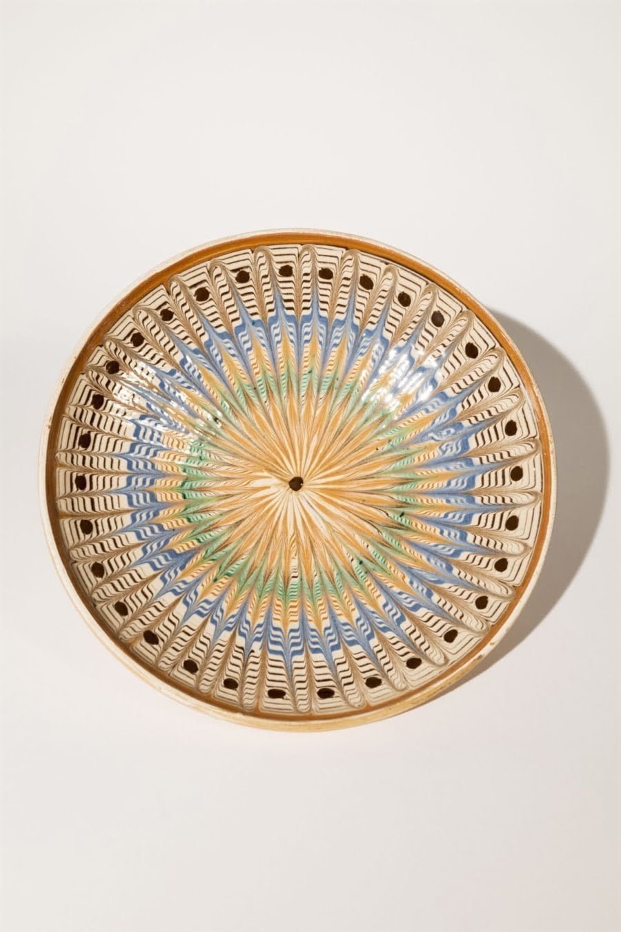 rustic chic artisanal plate