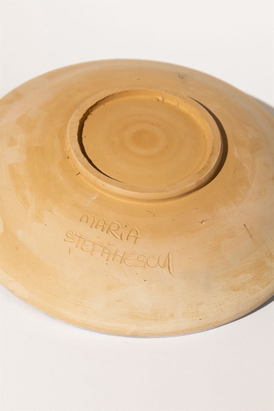 Shades of Blue II artisanal plate