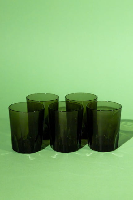 Vintage set of five Italian tumblers by Bartissol