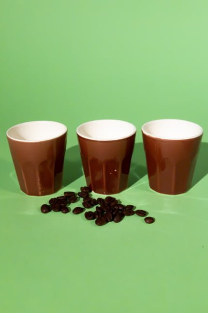 Vintage set of three espresso cups