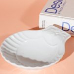 vintage shell porcelain dish