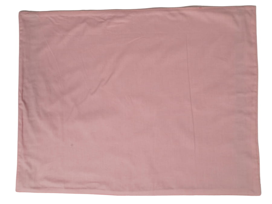 Red colour block placemat