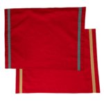 red placemats set