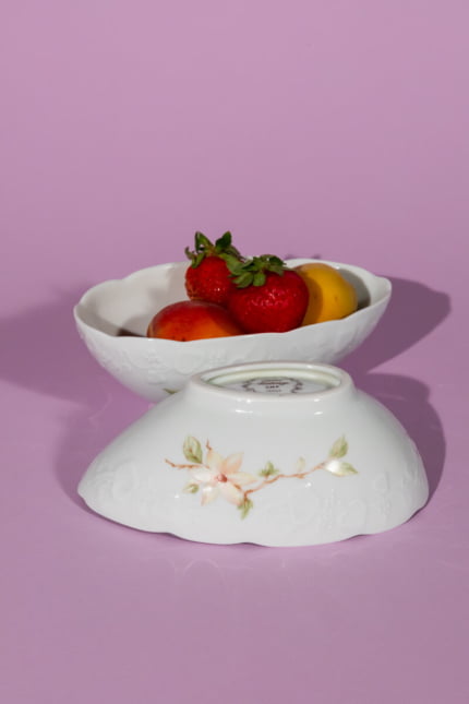 vintage floral dishes