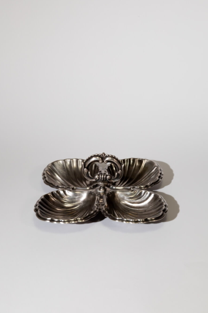 silver shell dish