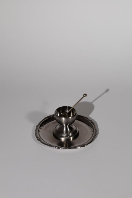 vintage stainless steel egg cup