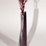 Rare Vintage Czech soliflore glass vase, Jizerske for Sklo Union