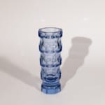 faceted crystal vase