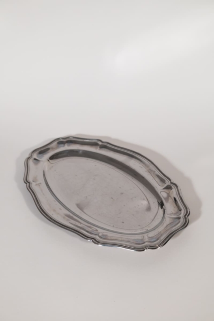 vintage adorned silver tray