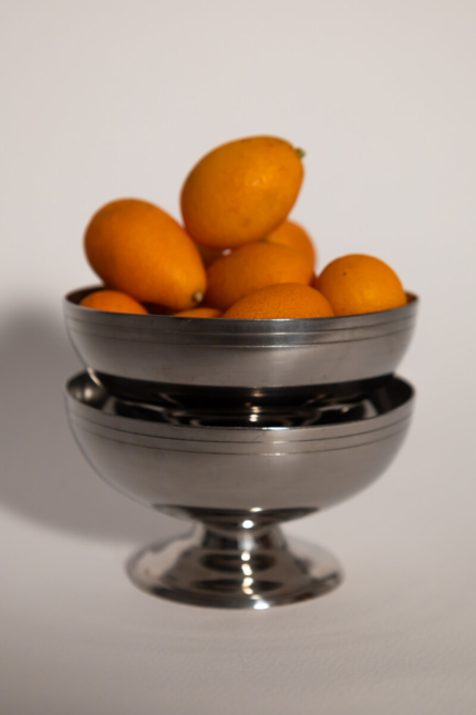vintage french dessert coupes