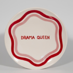 drama queen dinner plate