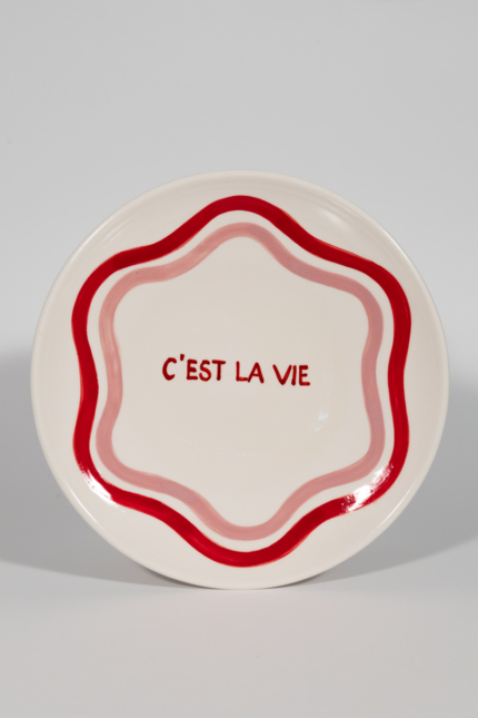c'est la vie dinner plate