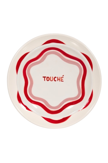 Set 3 Touche x Cest la vie dinner plate