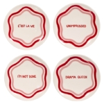 Talk of the Table dinner plates set of four
