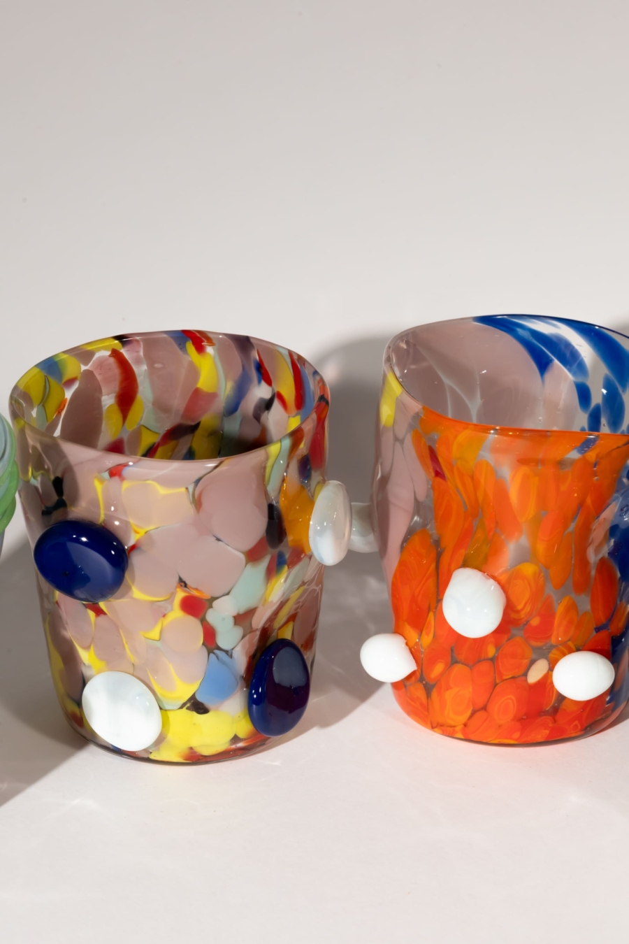 surrealist murano glasses set